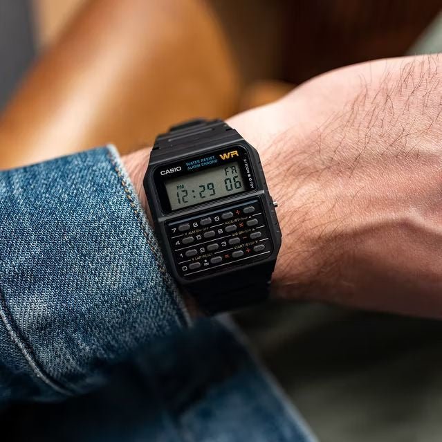 Casio CA-53W-1Z Black Calculator Digital Men's Watch | Casio CA-53W-1Z - VERSE -