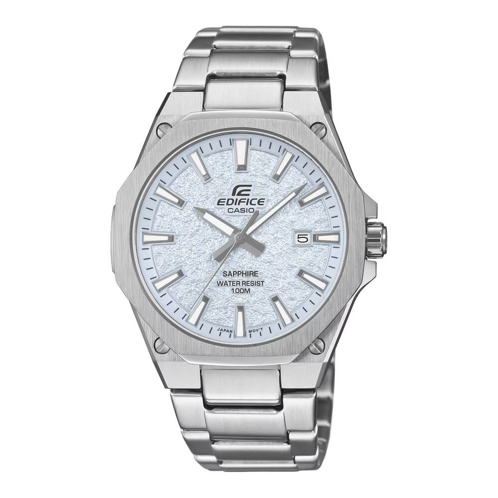 Casio Edifice Slim EFR-S108DE-2AVUDF Sapphire Pastel Ice Blue Dial Stainless Steel Men's Watch | Casio EFR-S108DE-2AVUDF - VERSE -
