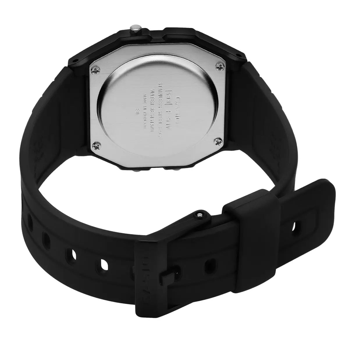 Casio F-91WG-9QDF Gold Tone Digital Dial Black Resin Men's Watch | Casio F-91WG-9QDF - VERSE -