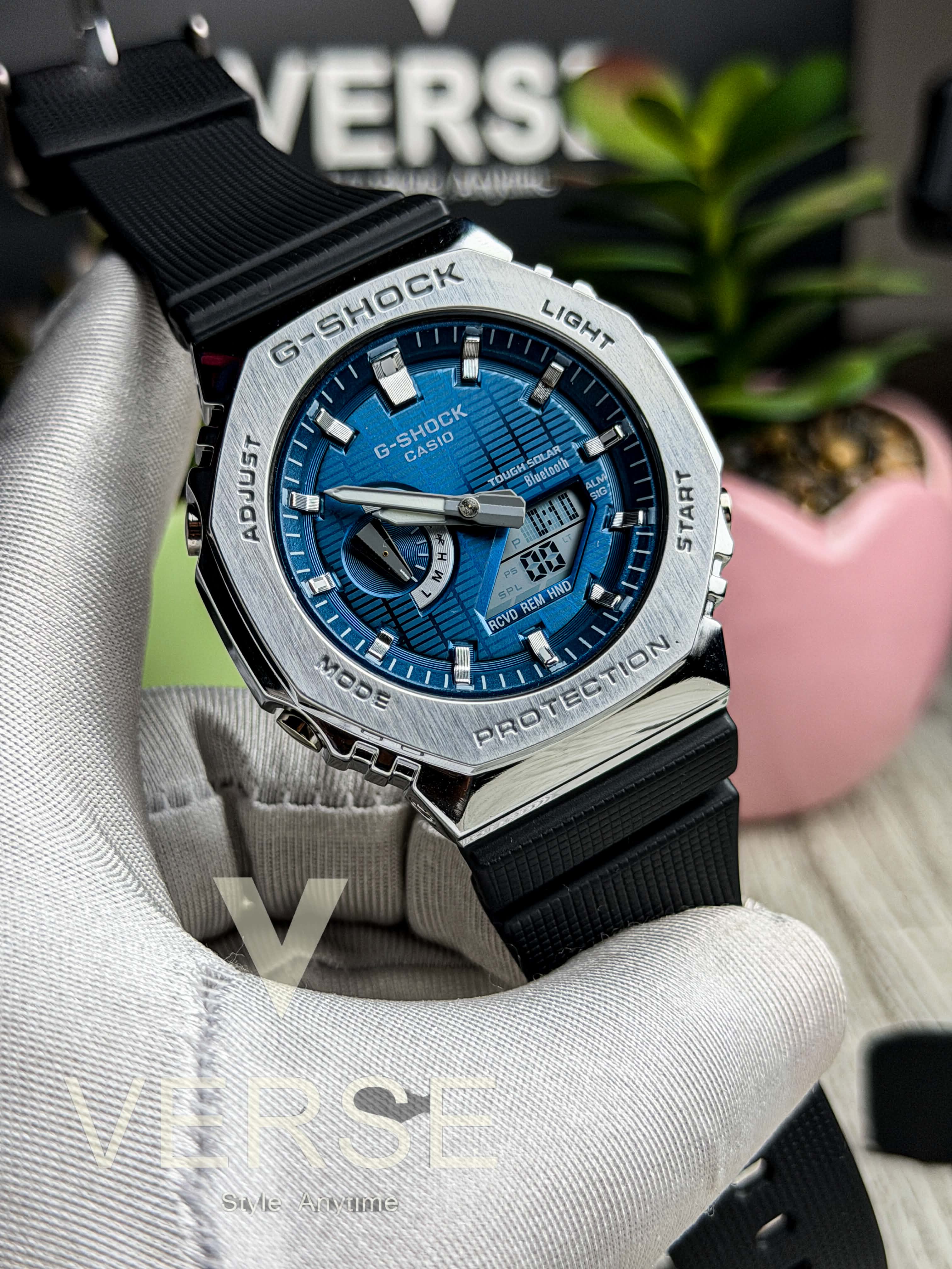 Casio G - Shock GBM - 2100A | Cobalt Blue Dial - ( Triple A ) - VERSE - 