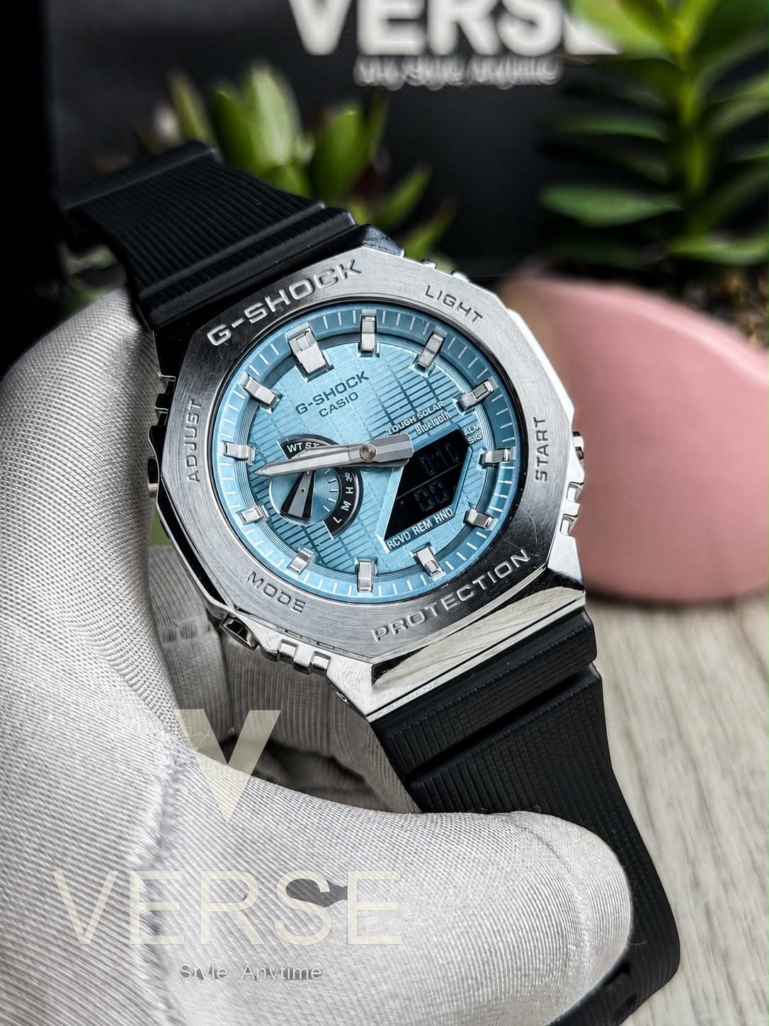 Casio G - Shock GBM - 2100A | Ice Blue Dial - ( Triple A ) - VERSE - 