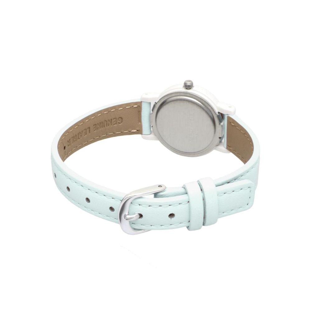 Casio LQ - 139L - 2BDF White Dial Pastel Blue Leather Women's Watch | Casio LQ - 139L - 2BDF - VERSE - 