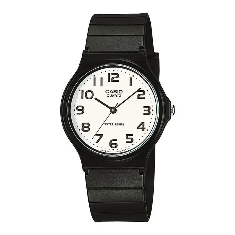 Casio MQ - 24 - 7B2LDF White Dial Black Resin Men's Watch | Casio MQ - 24 - 7B2LDF - VERSE - 