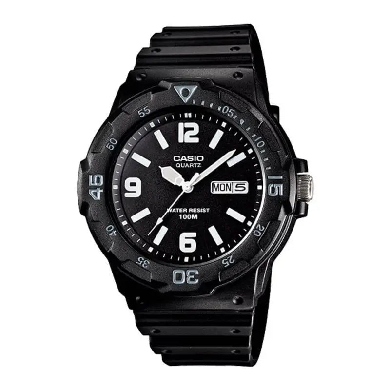 Casio MRW - 200H - 1B2VDF Black Dial 100m Resin Men's Diver Watch | Casio MRW - 200H - 1B2VDF - VERSE - 