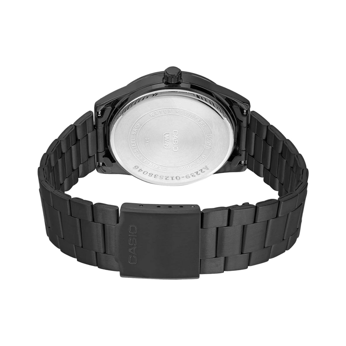 Casio MTP-VD03B-3AUDF Emerald Green Dial Black Stainless Steel Men's Watch | Casio MTP-VD03B-3AUDF - VERSE -