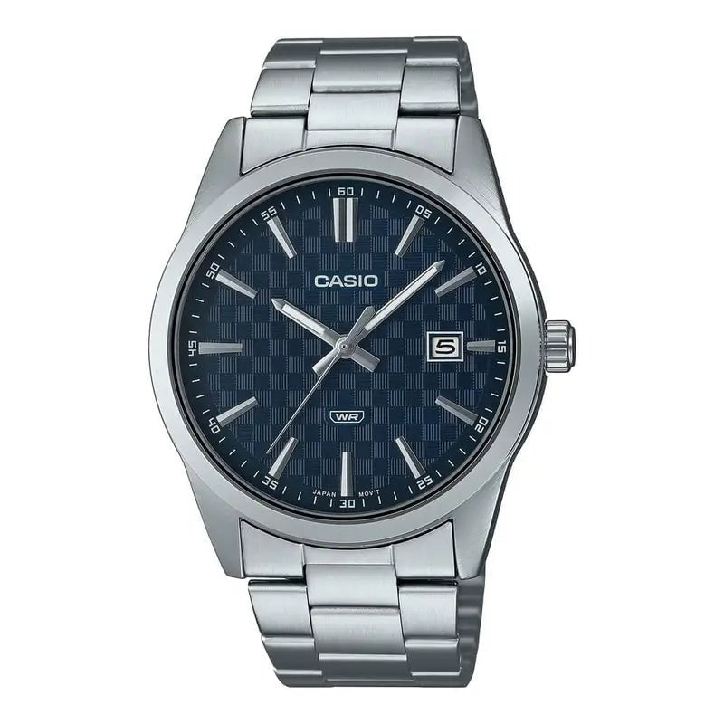 Casio MTP-VD03D-2AUDF Dark Blue Dial Stainless Steel Men's Watch | Casio MTP-VD03D-2AUDF - VERSE -
