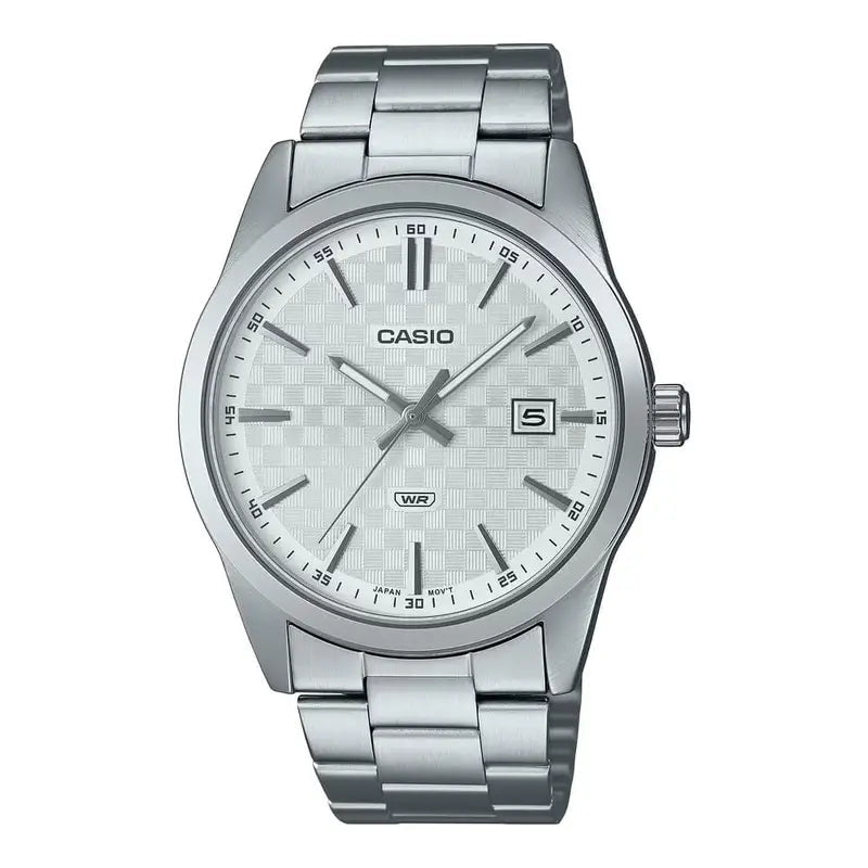 Casio MTP-VD03D-7AUDF White Dial Stainless Steel Men's Watch | Casio MTP-VD03D-7AUDF - VERSE -