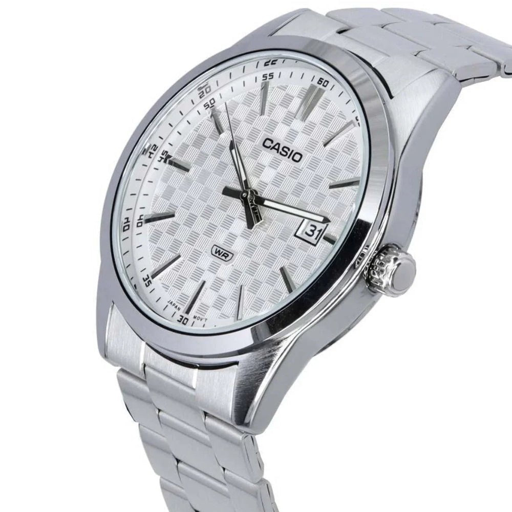 Casio MTP-VD03D-7AUDF White Dial Stainless Steel Men's Watch | Casio MTP-VD03D-7AUDF - VERSE -