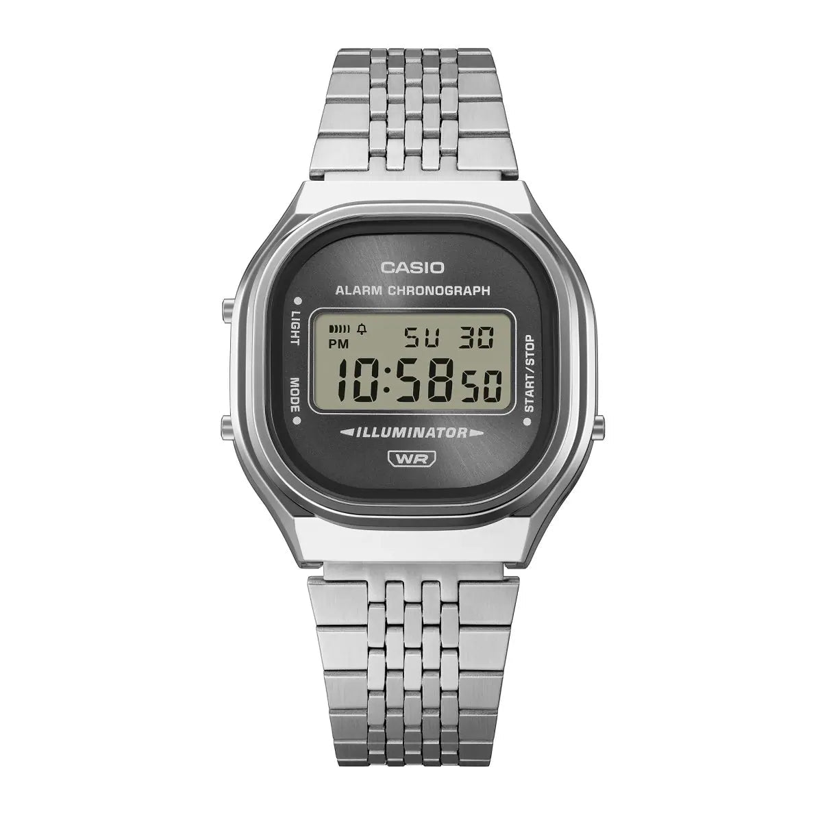 Casio Vintage A140WE-8A Digital Dark Gray Dial Stainless Steel Unisex Watch | Casio A140WE-8A - VERSE -