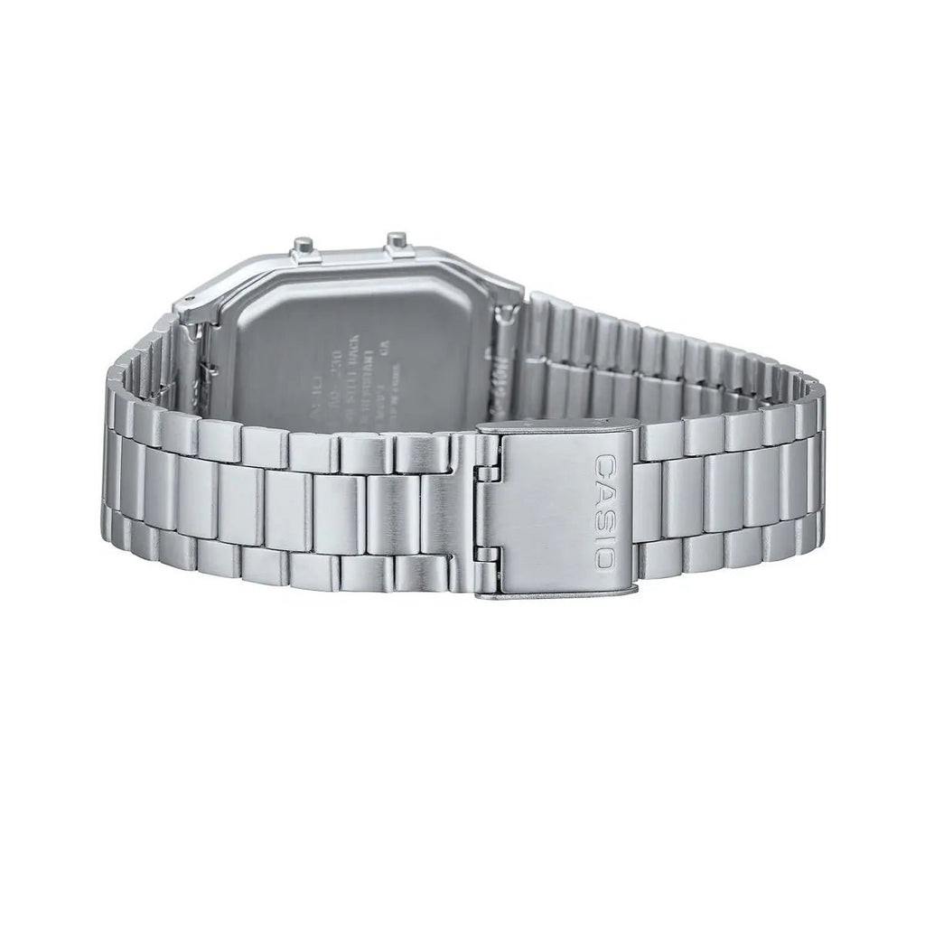 Casio Vintage AQ-230A-2A1MQYDF Analog-Digital Ice Blue Dial Stainless Steel Unisex Watch | Casio AQ-230A-2A1MQYDF - VERSE -