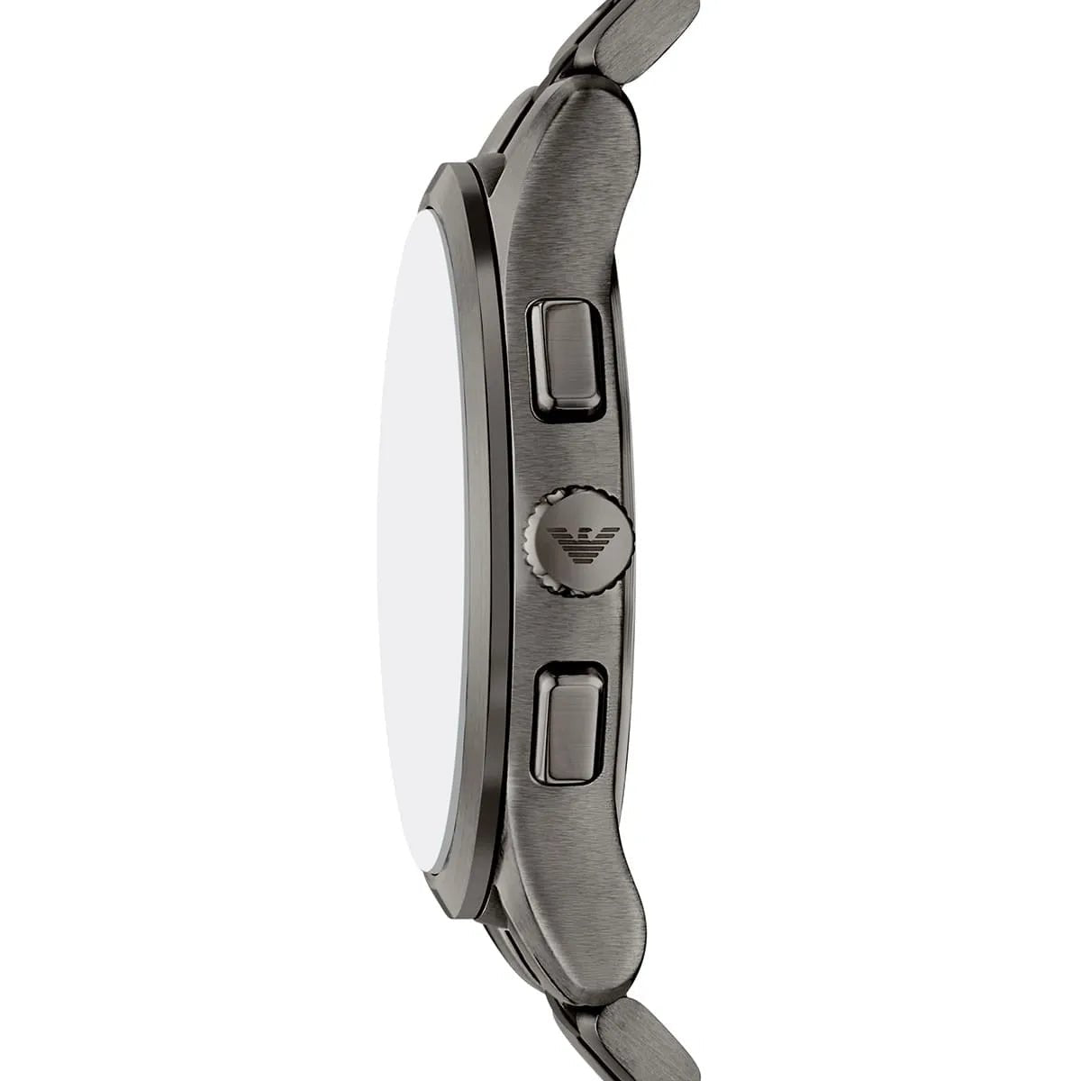 Emporio Armani Dario Chronograph Navy Blue Dial Gunmetal Stainless Steel Men's Watch | Emporio Armani AR11729 - VERSE -