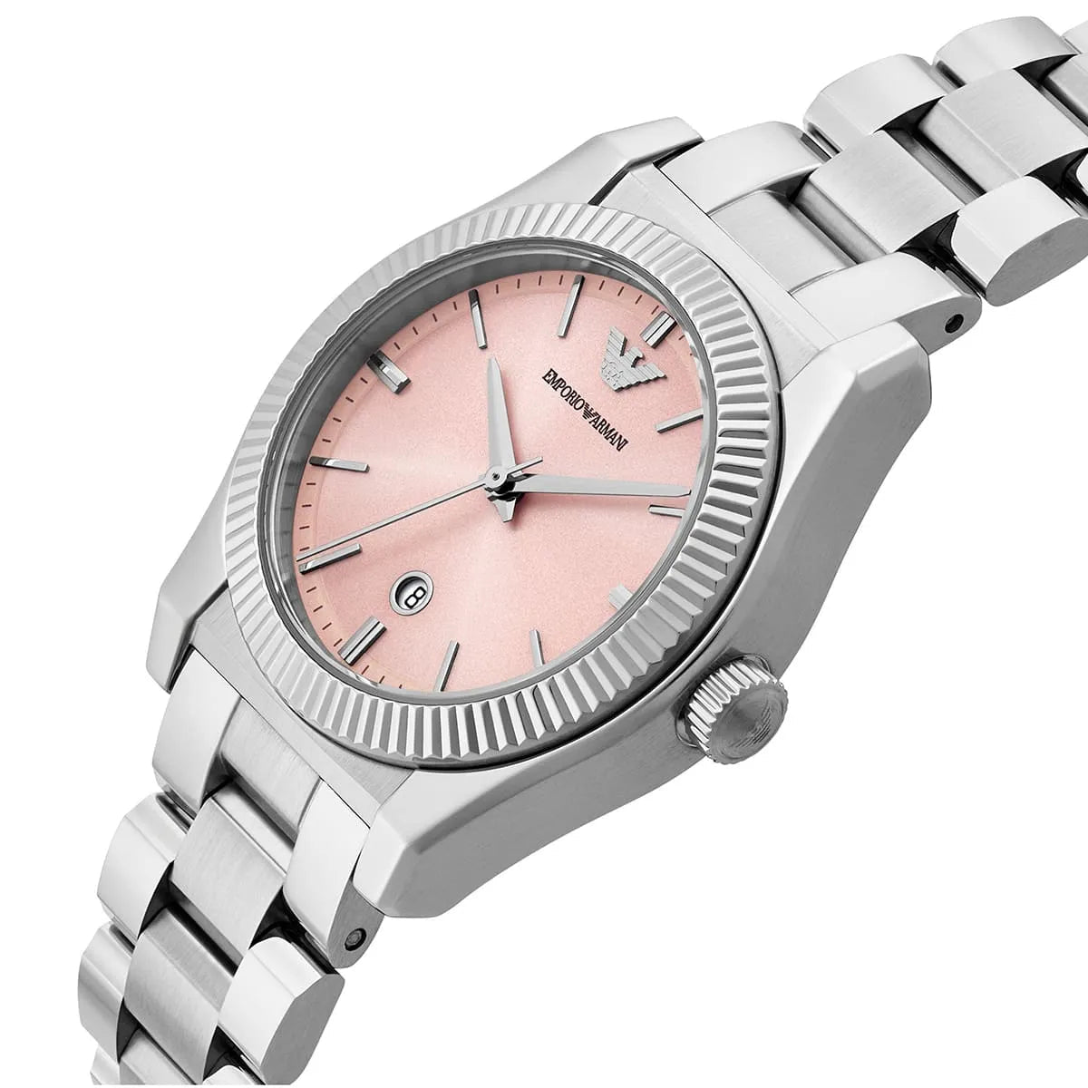 Emporio Armani Federica AR11658 Rose Pink Dial Stainless Steel Women's Watch | Emporio Armani AR11658 - VERSE -
