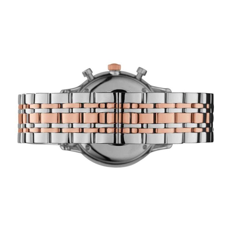 Emporio Armani Gianni Chronograph White Dial Two-Tone Stainless Steel Men's Watch | Emporio Armani AR0399 - VERSE -