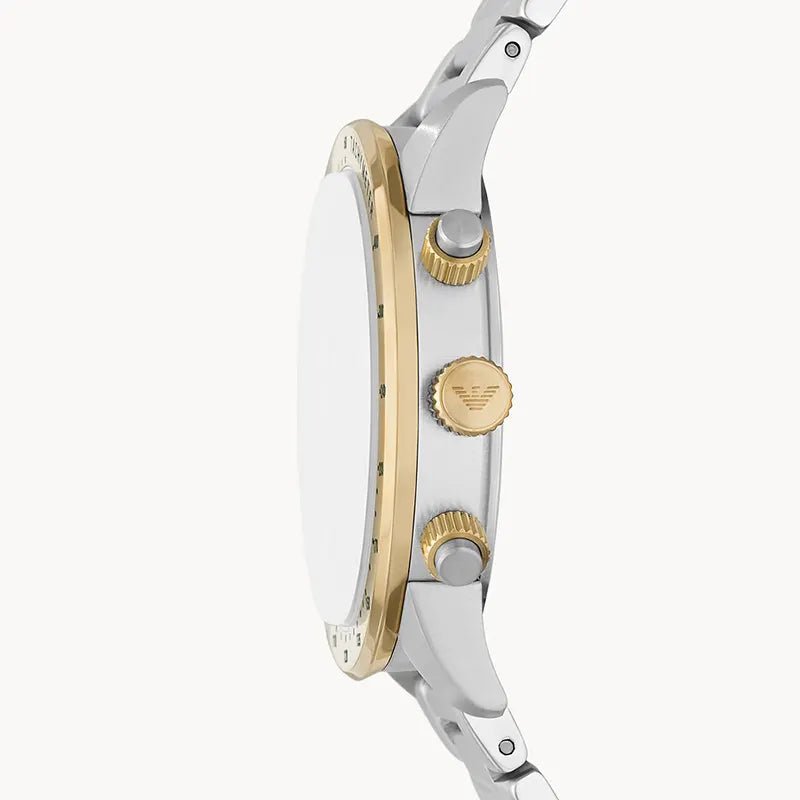 Emporio Armani Mario Chronograph Green Dial Two-Tone Stainless Steel Men's Watch | Emporio Armani AR11454 - VERSE -