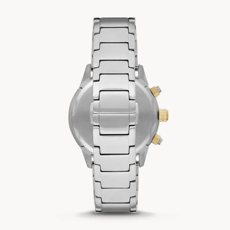 Emporio Armani Mario Chronograph Green Dial Two-Tone Stainless Steel Men's Watch | Emporio Armani AR11454 - VERSE -