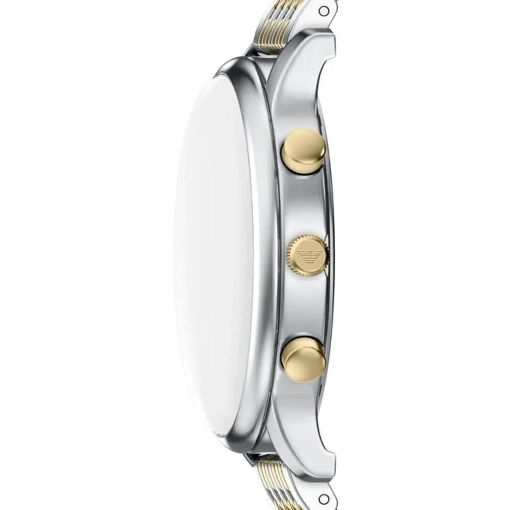 Emporio Armani Minimalist Chronograph Grey Dial Two-Tone Stainless Steel Men's Watch | Emporio Armani AR11773 - VERSE -