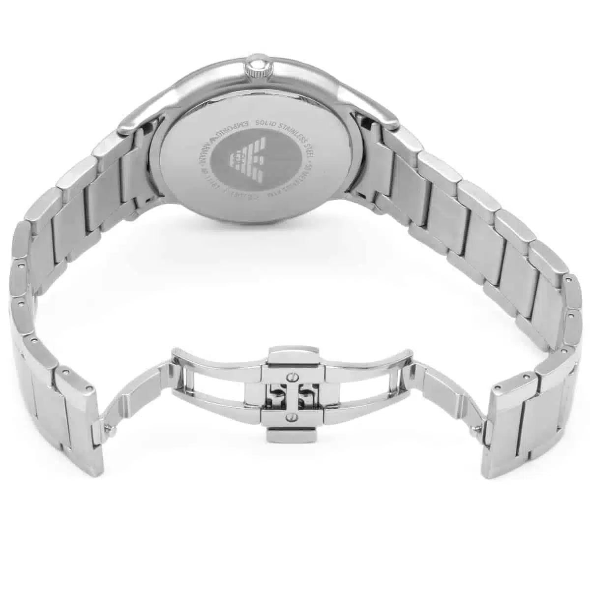Emporio Armani Renato Black Dial Stainless Steel Men's Watch | Emporio Armani AR11181 - VERSE -