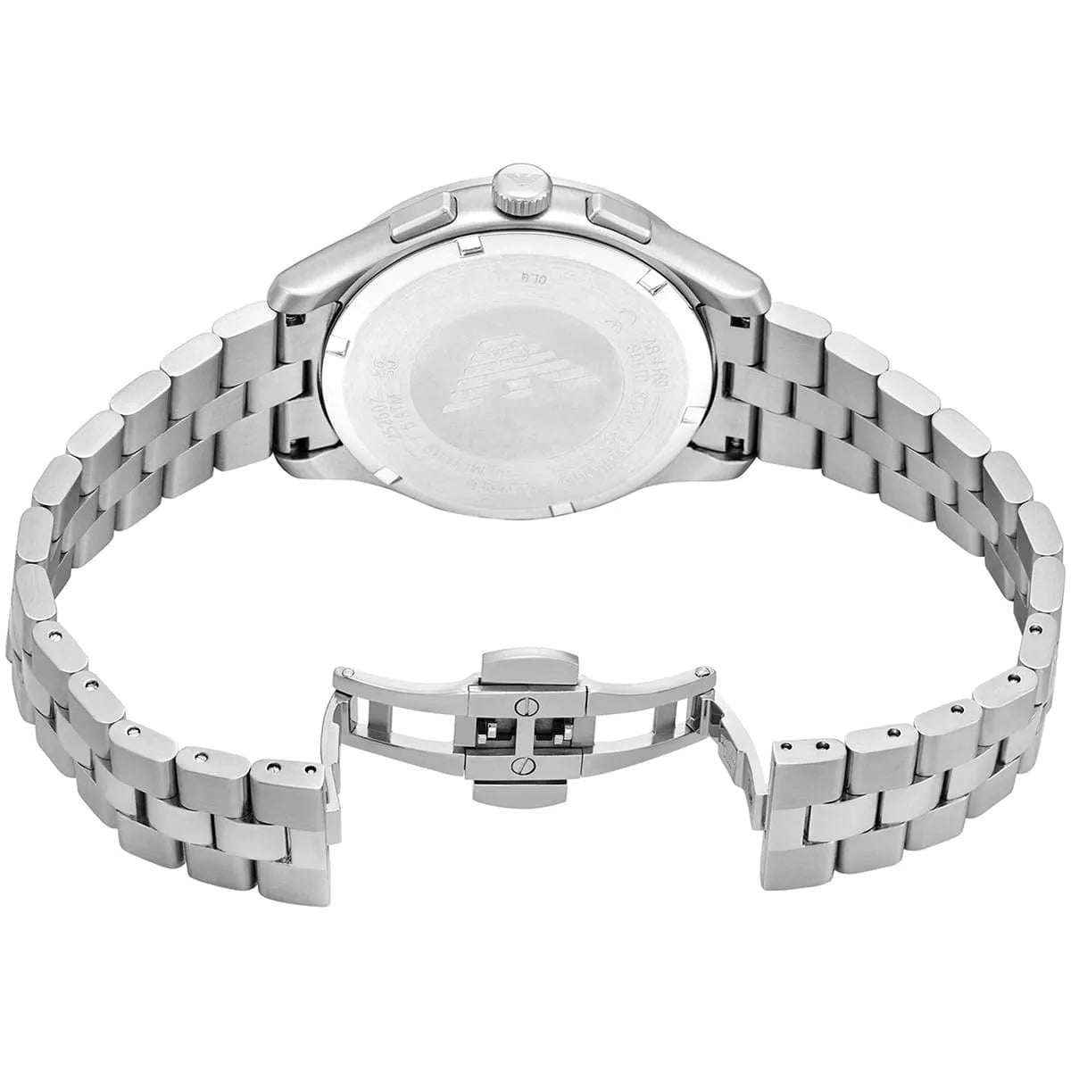 Emporio Armani Ruggero Chronograph Black Dial Stainless Steel Men's Watch | Emporio Armani AR11691 - VERSE -