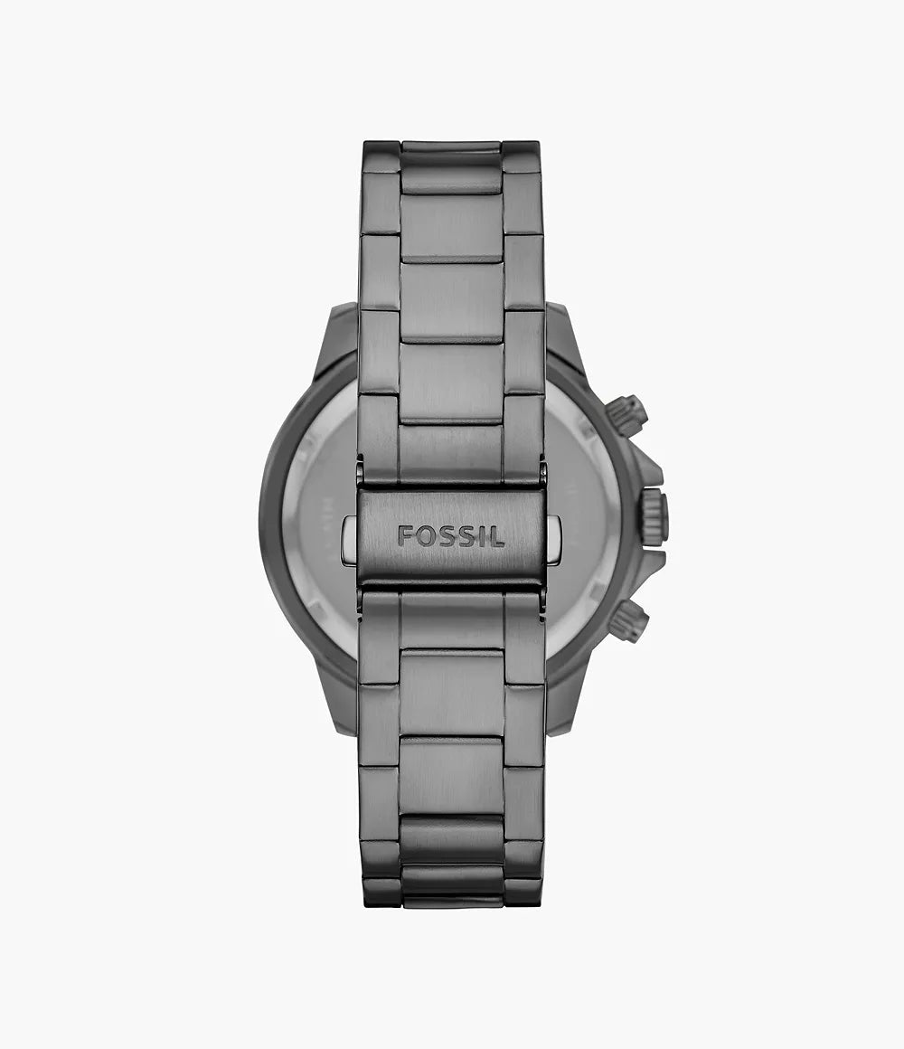 Fossil Bannon Multifunction Smoke Stainless Steel Men’s Watch | Fossil BQ2491 - VERSE - 