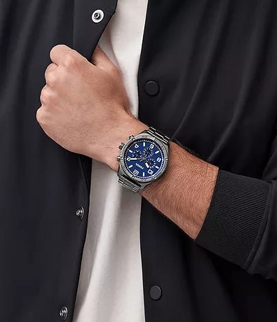 Fossil Brox Multifunction Smoke Stainless Steel Men’s Watch | Fossil BQ2798 - VERSE - 