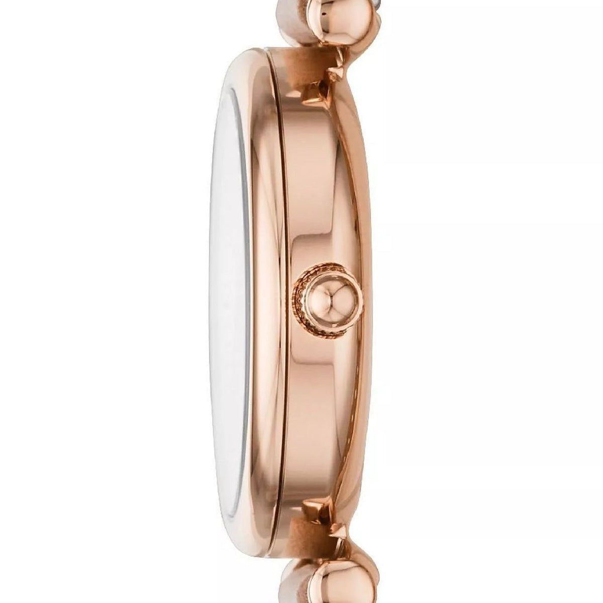Fossil Carlie Mini White Mother-of-Pearl Dial Blush Pink Leather Women's Watch | Fossil ES4699 - VERSE -
