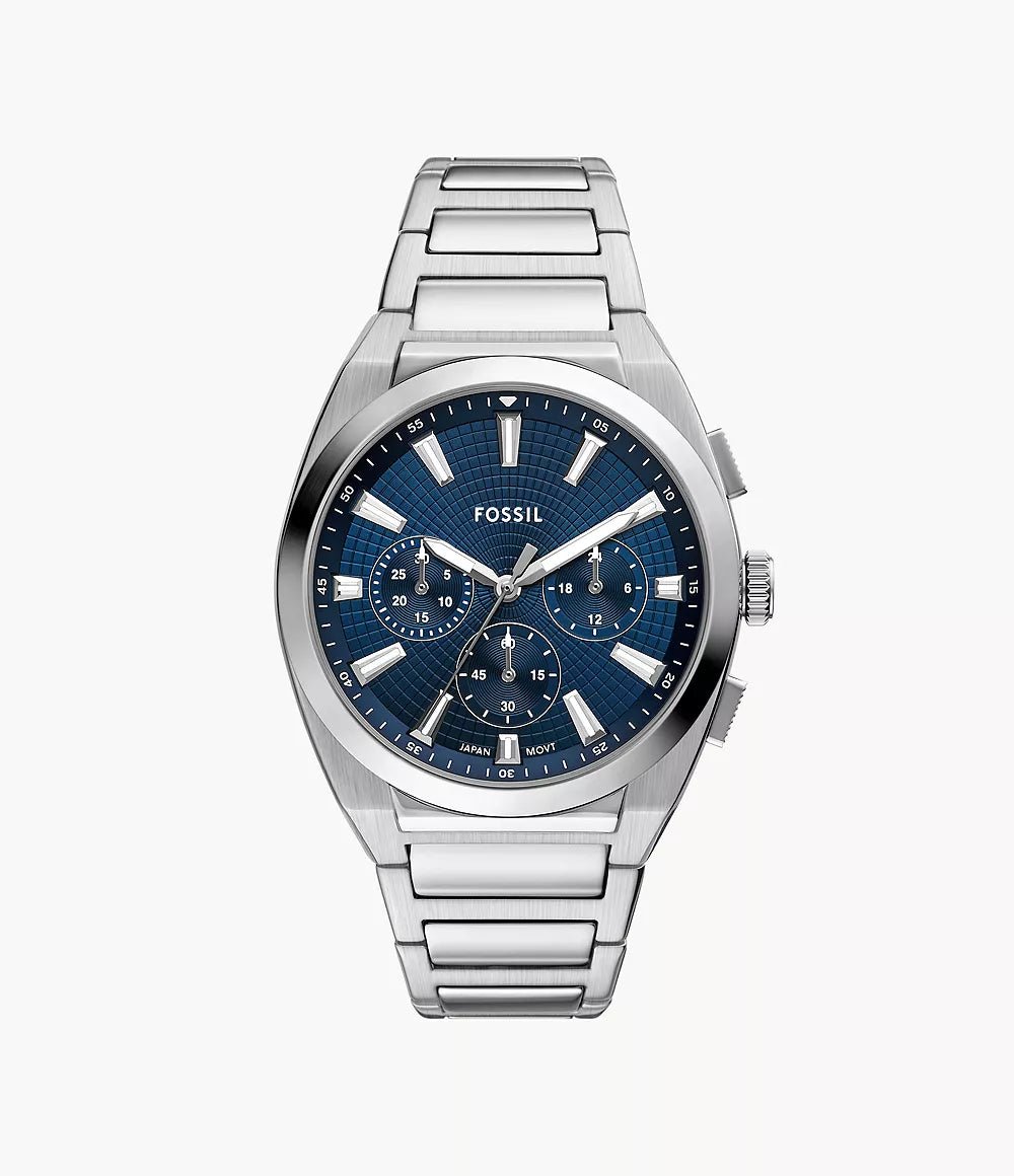 Fossil Everett Chronograph Stainless Steel Men’s Watch | Fossil FS6104 - VERSE - 