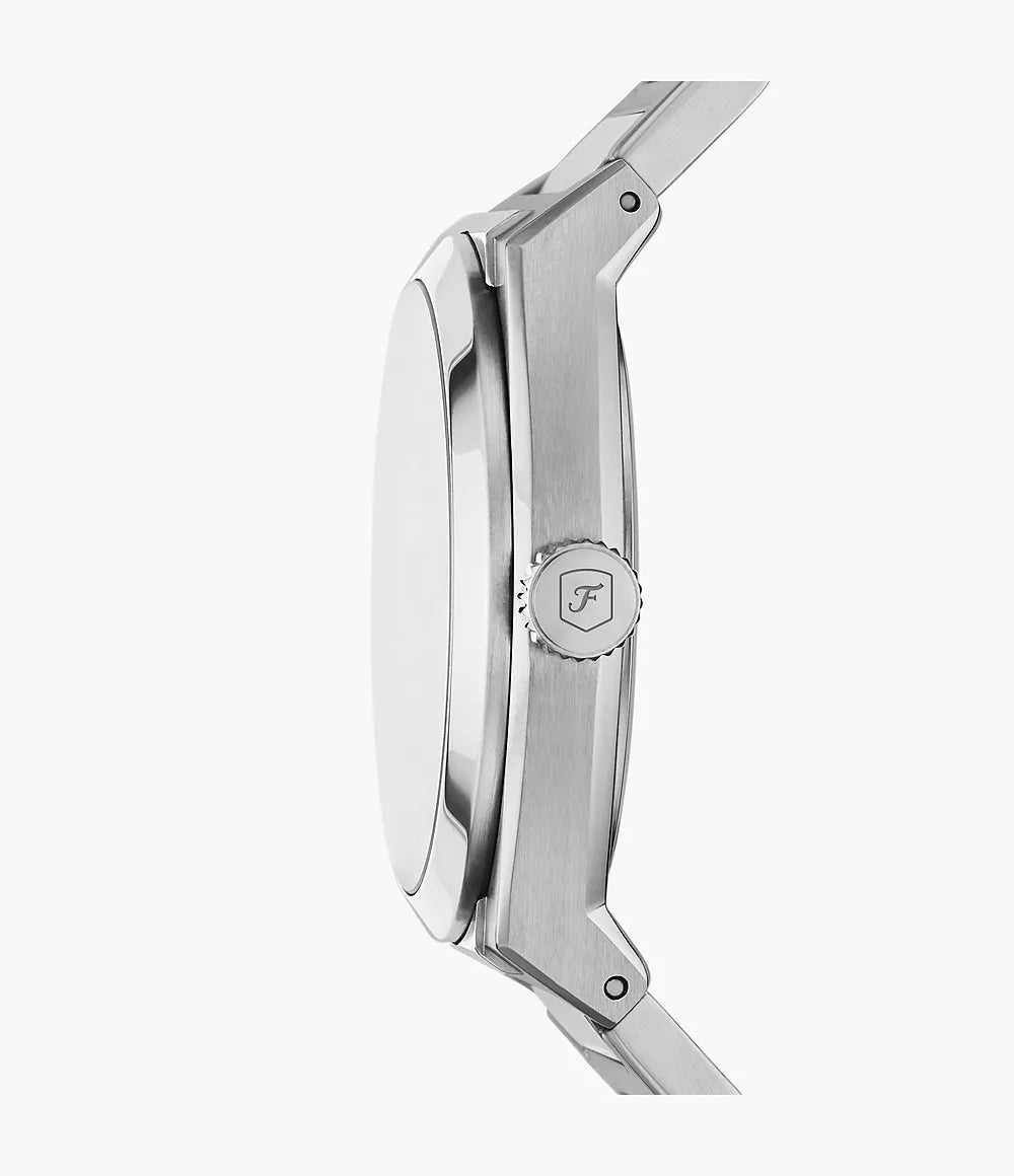 Fossil Everett Three - Hand Date Stainless Steel Men’s Watch | Fossil FS5822 - VERSE - 