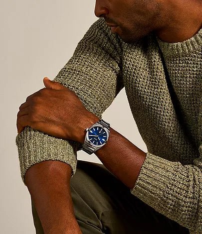 Fossil Everett Three - Hand Date Stainless Steel Men’s Watch | Fossil FS5822 - VERSE - 