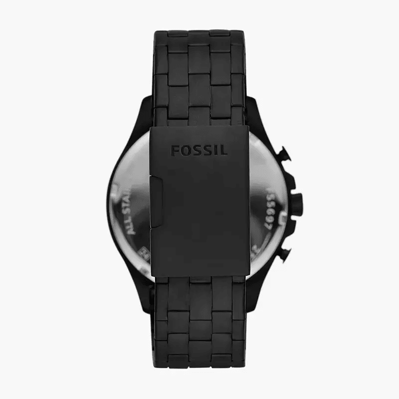 Fossil Forrester Chronograph Black Stainless Steel Men’s Watch | Fossil FS5697 - VERSE - 