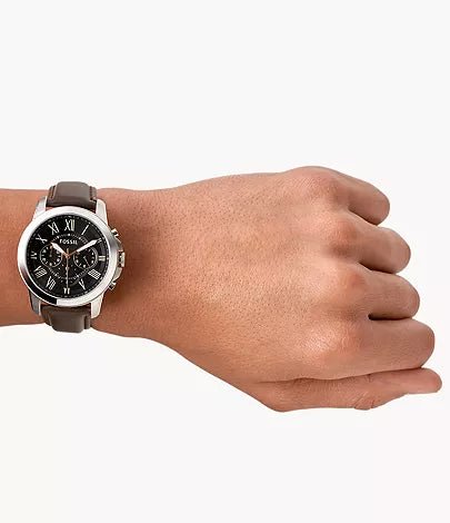 Fossil FS4813 Grant Chronograph Brown Leather Men’s Watch | Fossil FS4813 - VERSE - 