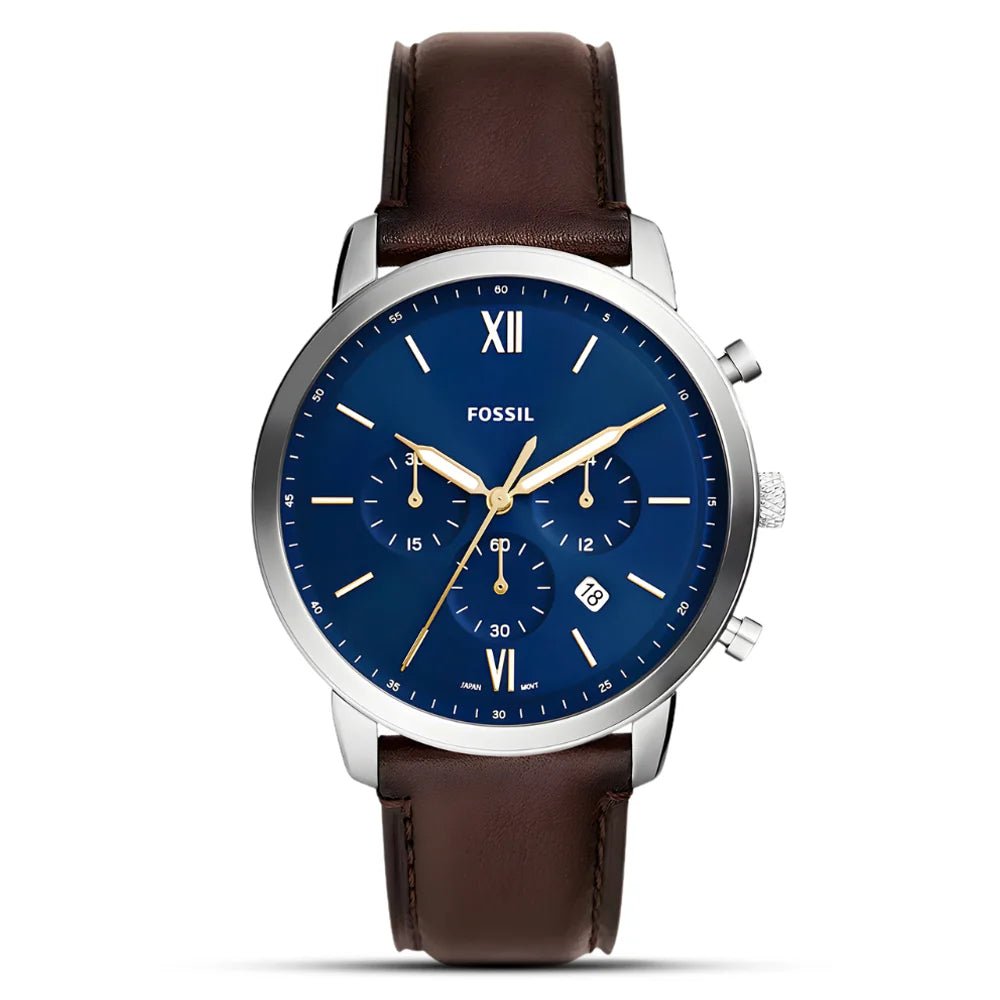 Fossil FS6018 Neutra Chronograph Brown Leather Men’s Watch | Fossil FS6018 - VERSE - 