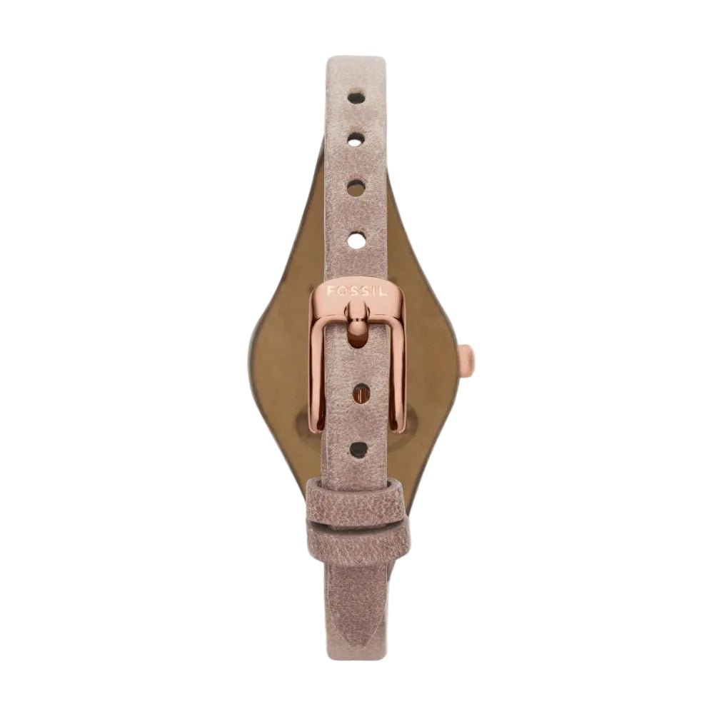 Fossil Georgia Mini Rose Gold Dial Sand Leather Women's Watch | Fossil ES3262 - VERSE -