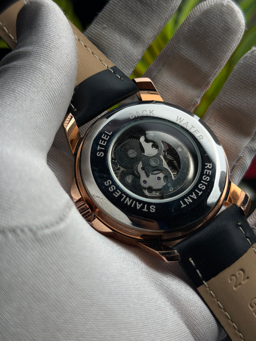 Fossil Grant Automatic | Brown Leather Rose Gold Tone - ( Double A ) - VERSE -