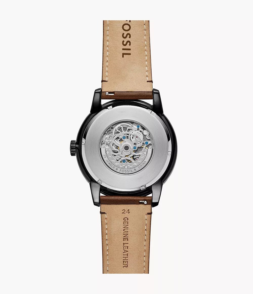 Fossil ME3155 Townsman Automatic brown Leather Men’s Watch | Fossil ME3155 - VERSE - 