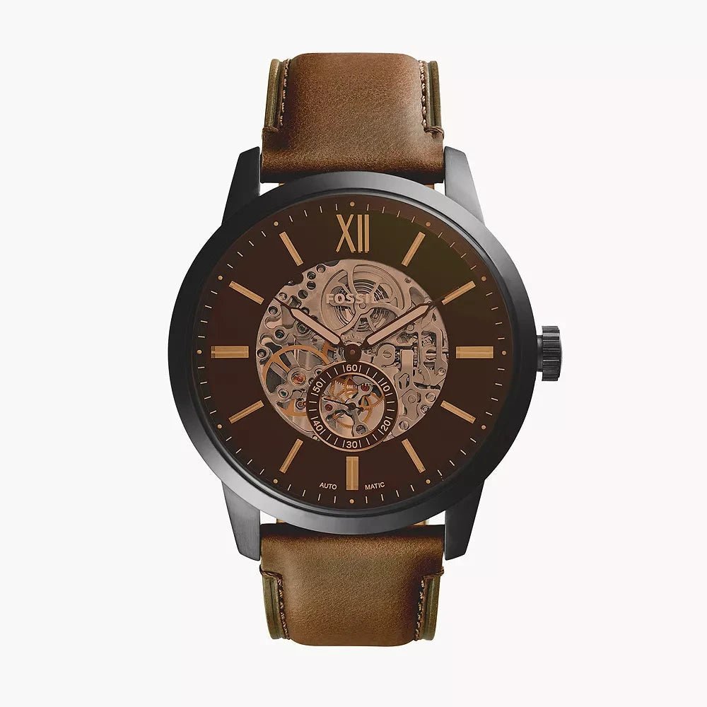 Fossil ME3155 Townsman Automatic brown Leather Men’s Watch | Fossil ME3155 - VERSE - 