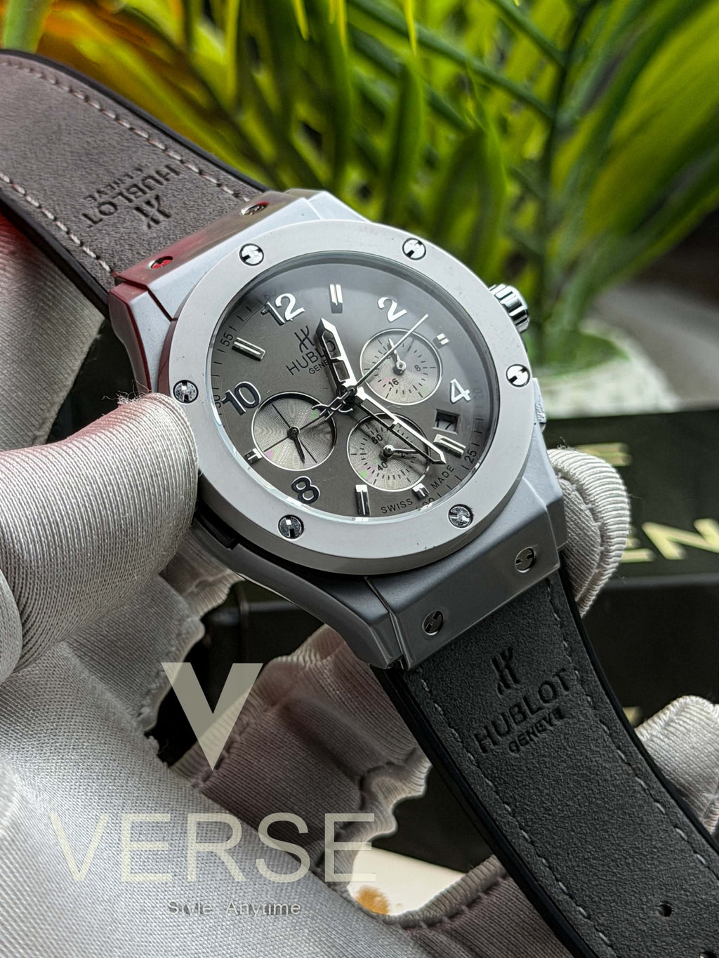 Hublot Big Bang Chronograph | Slate Grey Dial Slate Grey Strap - ( Double A ) - VERSE -
