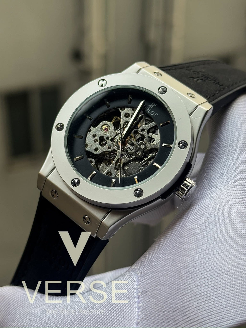 Hublot CF Automatic | Black Belt Black Dial - ( Double A ) - VERSE - 
