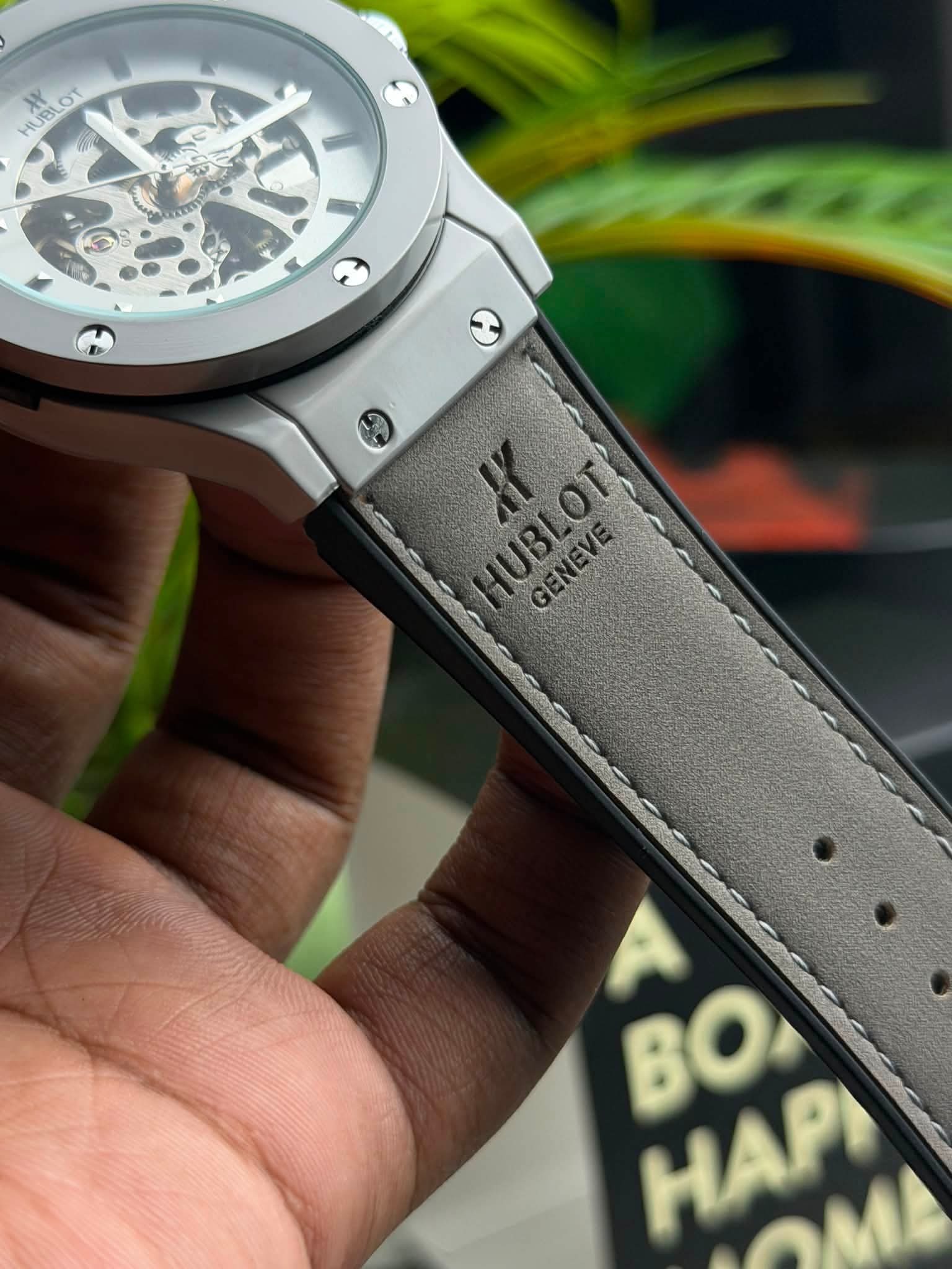Hublot CF Automatic | Grey Belt White Dial - ( Double A ) - VERSE -