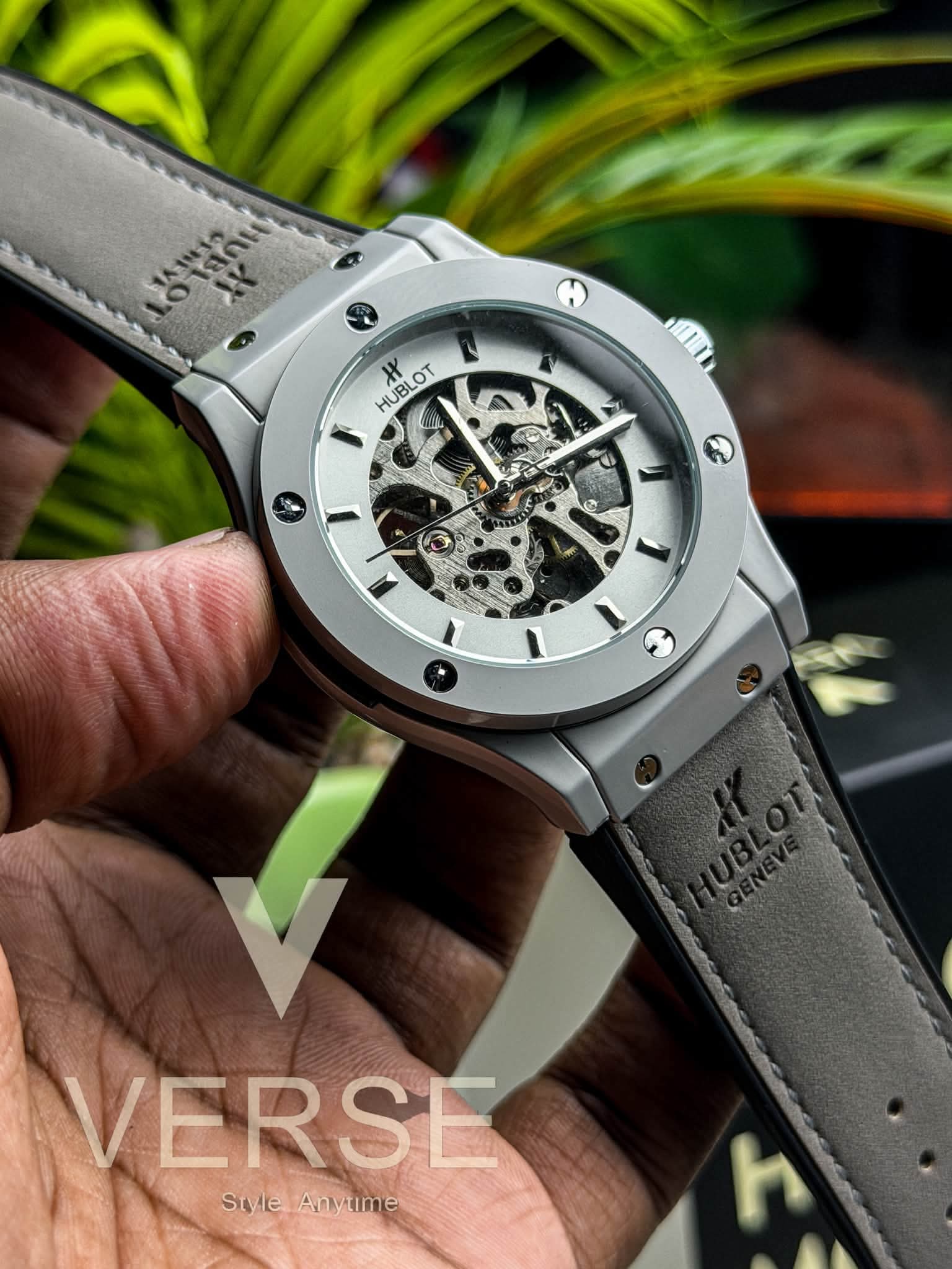Hublot CF Automatic | Grey Belt White Dial - ( Double A ) - VERSE -