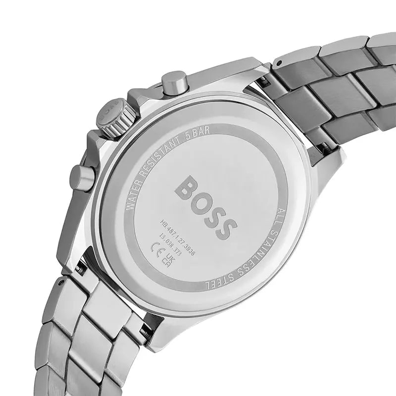 Hugo Boss Admiral Chronograph Blue Dial Stainless Steel Men's 100M Watch | Hugo Boss 1513907 - VERSE -