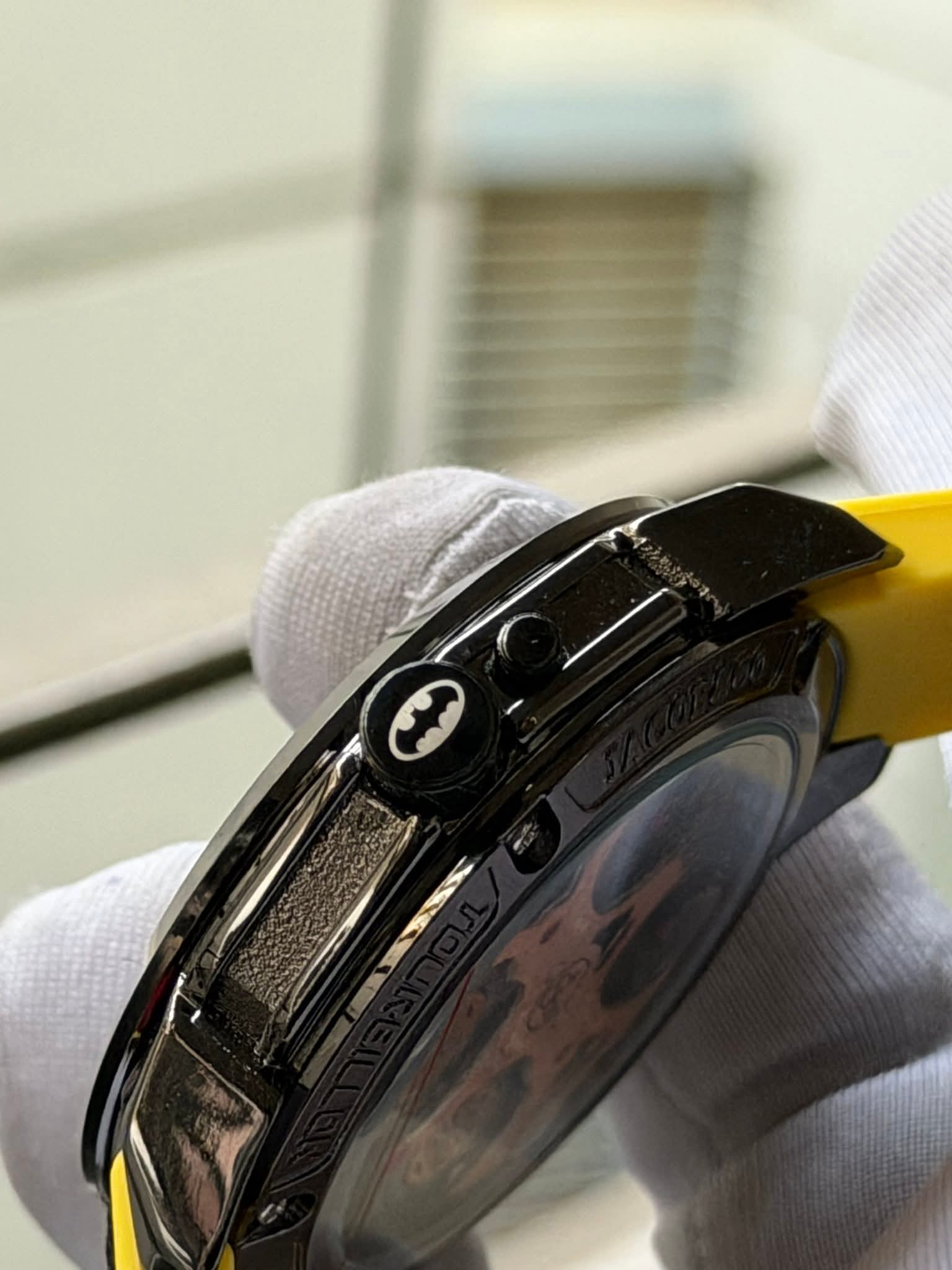 Jacob & Co. Gotham City Edition Dual Balance | Yellow Accents Black Dial - Quartz ( Double A ) - VERSE - 