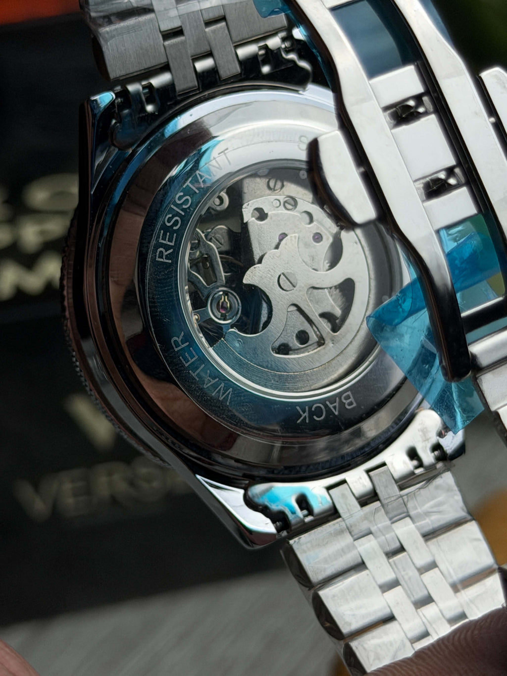 Maserati Sfida Skeleton Automatic | Royal Navy Blue Dial (Two-Tone) - ( Semi Triple A ) - VERSE -