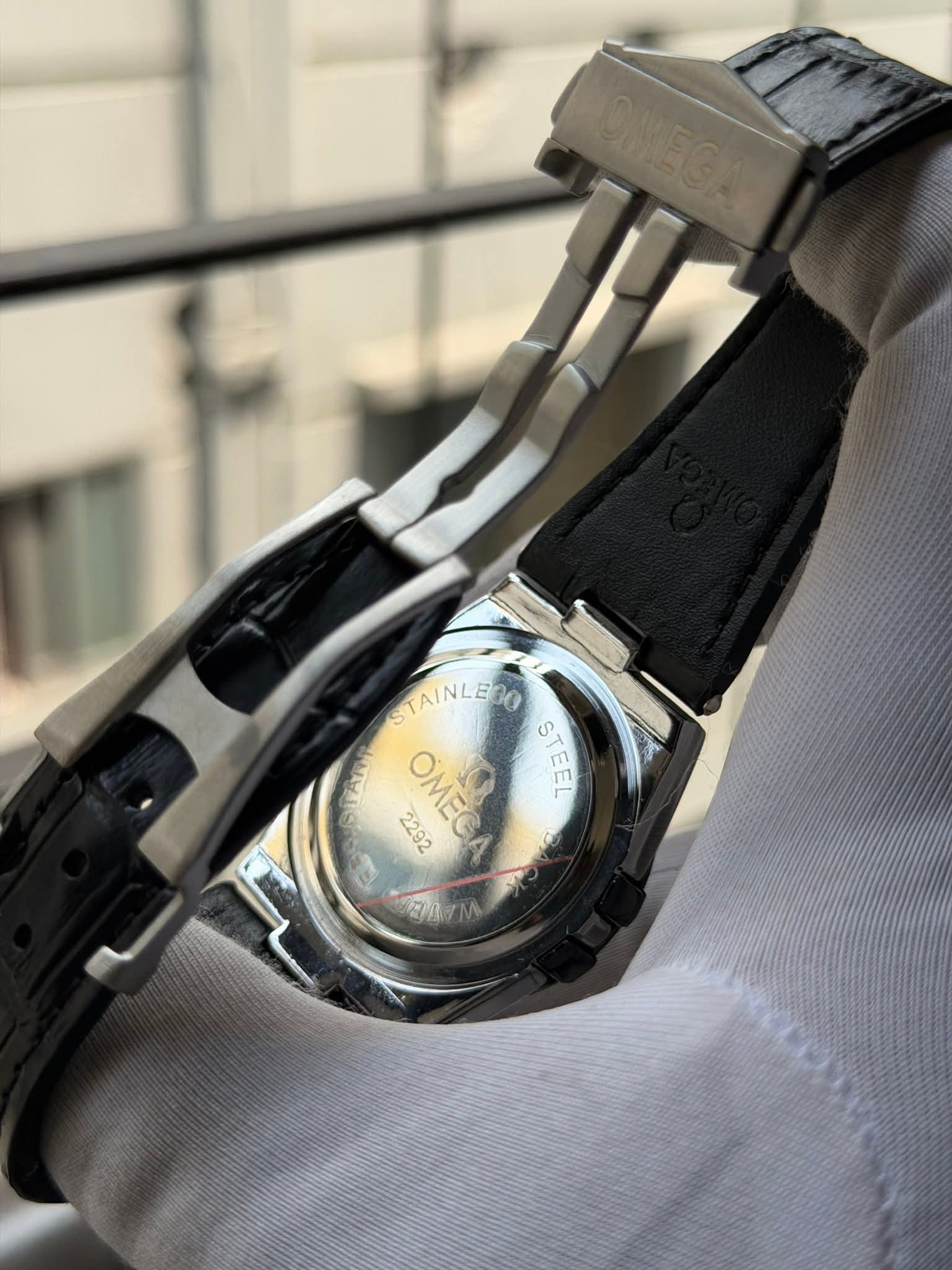 Omega Constellation "Manhattan" | Black Leather Black Dial - ( Double A ) - VERSE - 