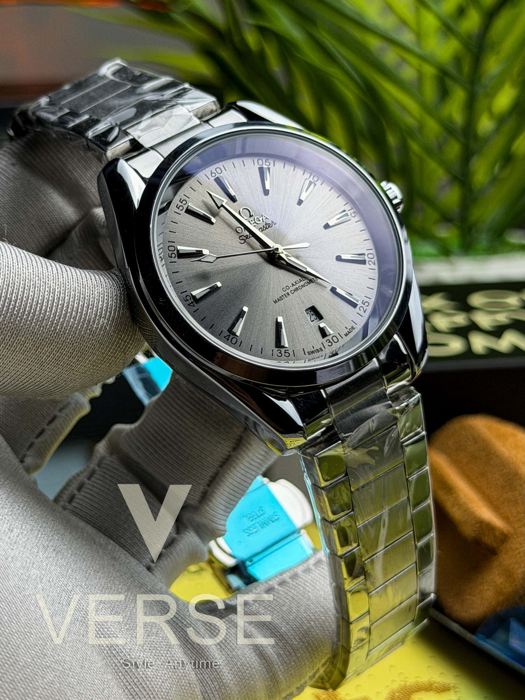 Omega Seamaster AquaTerra Automatic | Sunburst Grey Dial - ( Semi Triple A ) - VERSE -