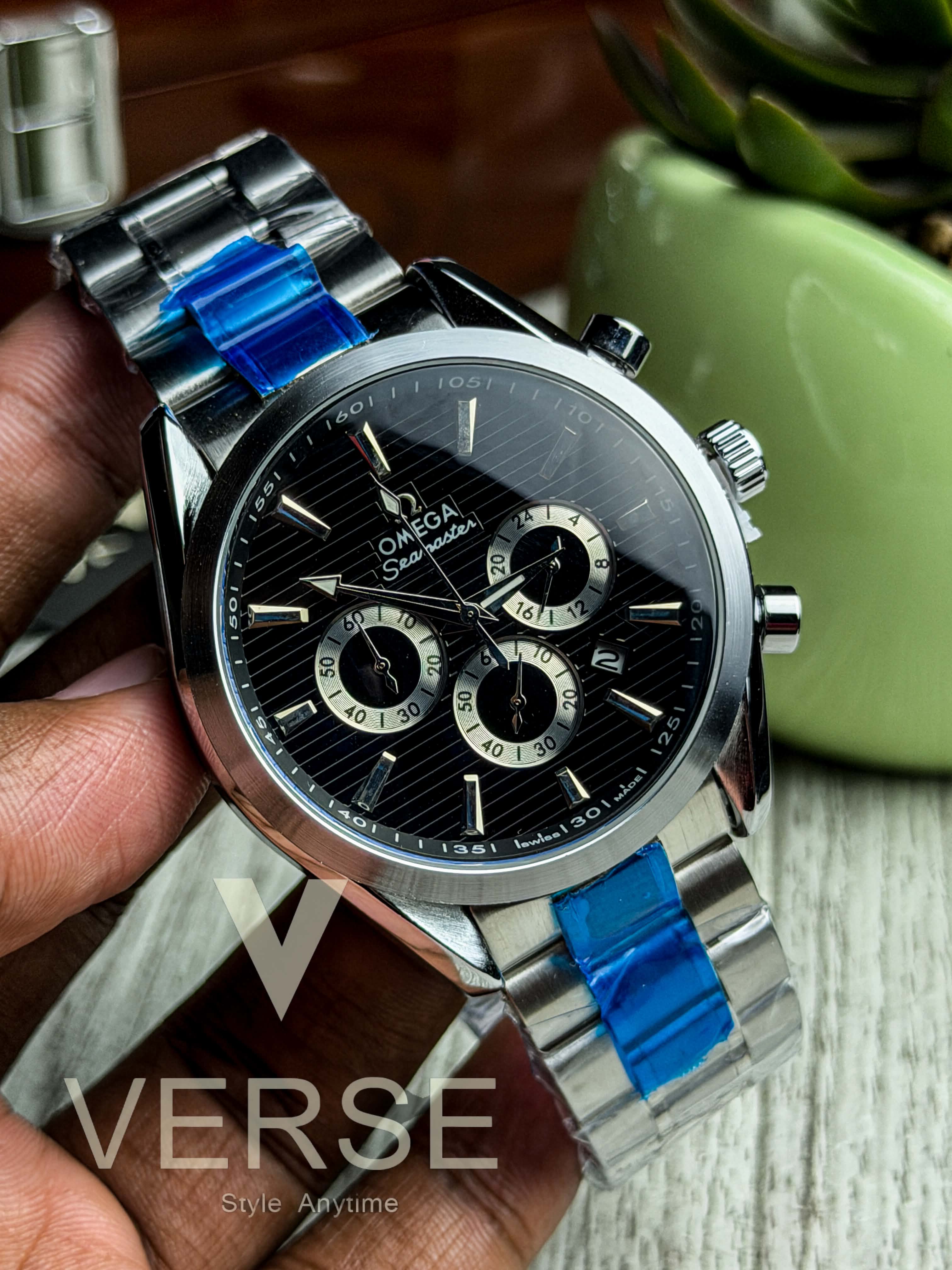 Omega Seamaster AquaTerra Chronograph | Black Dial - ( Double A ) - VERSE -