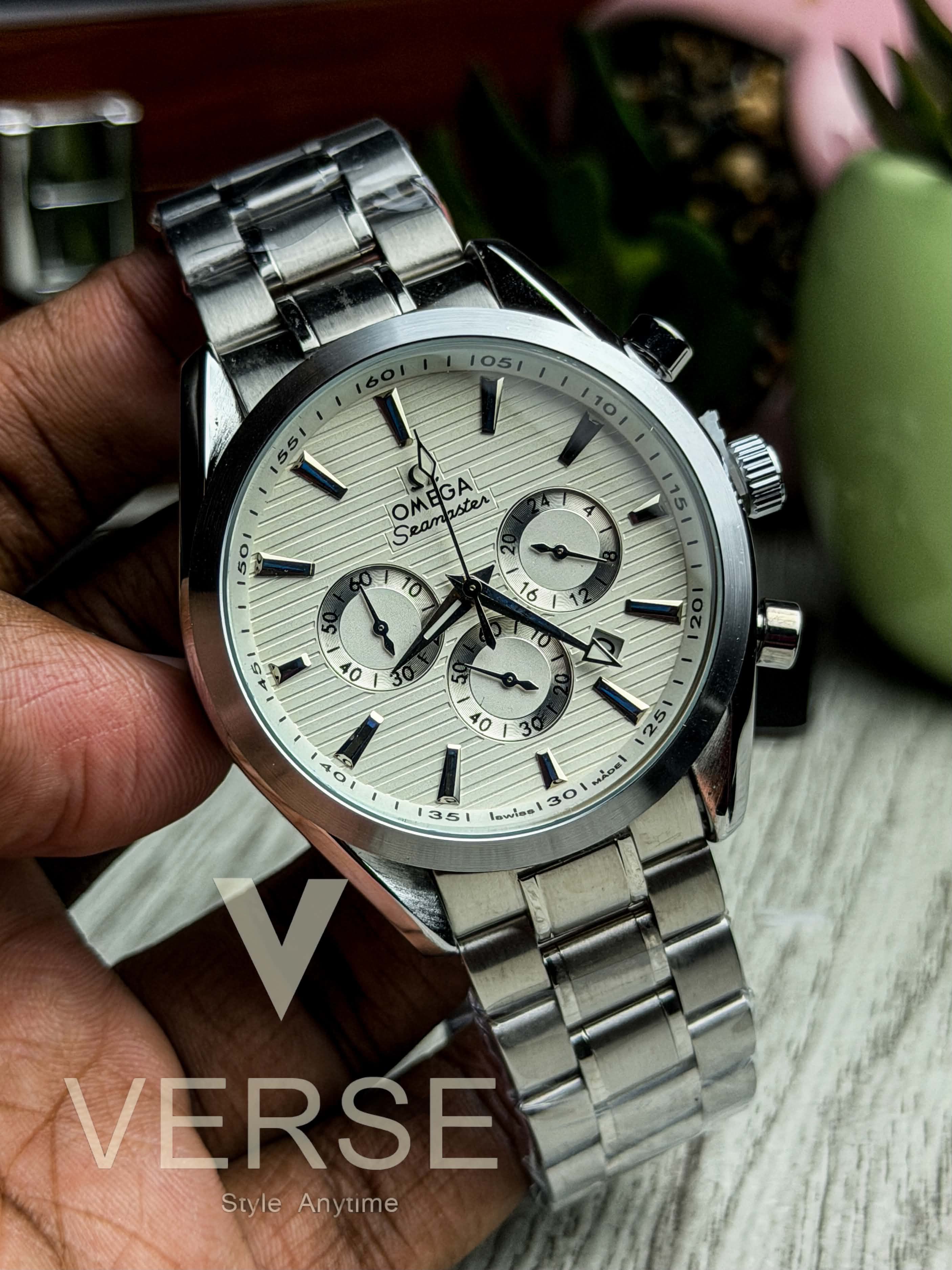 Omega Seamaster AquaTerra Chronograph | White Dial - ( Double A ) - VERSE -
