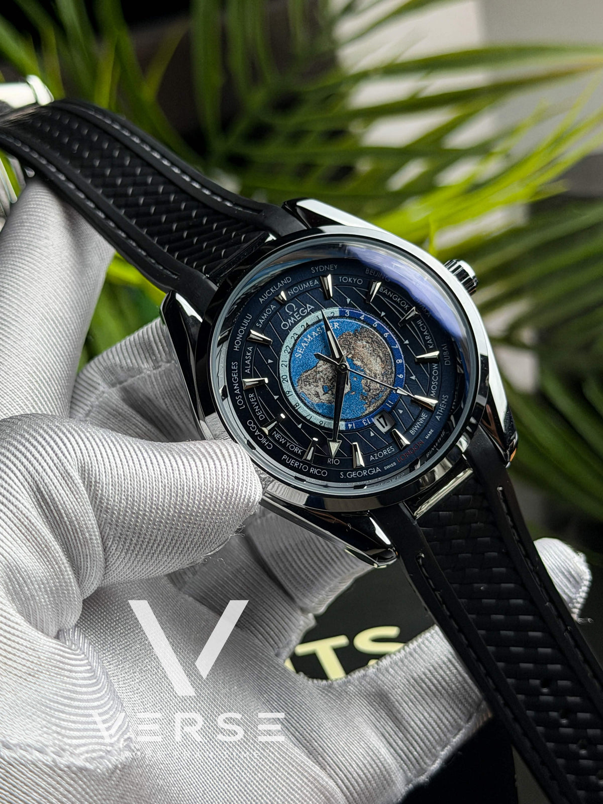 Omega Seamaster AquaTerra Worldtimer | Sweep Black - AA - VERSE -