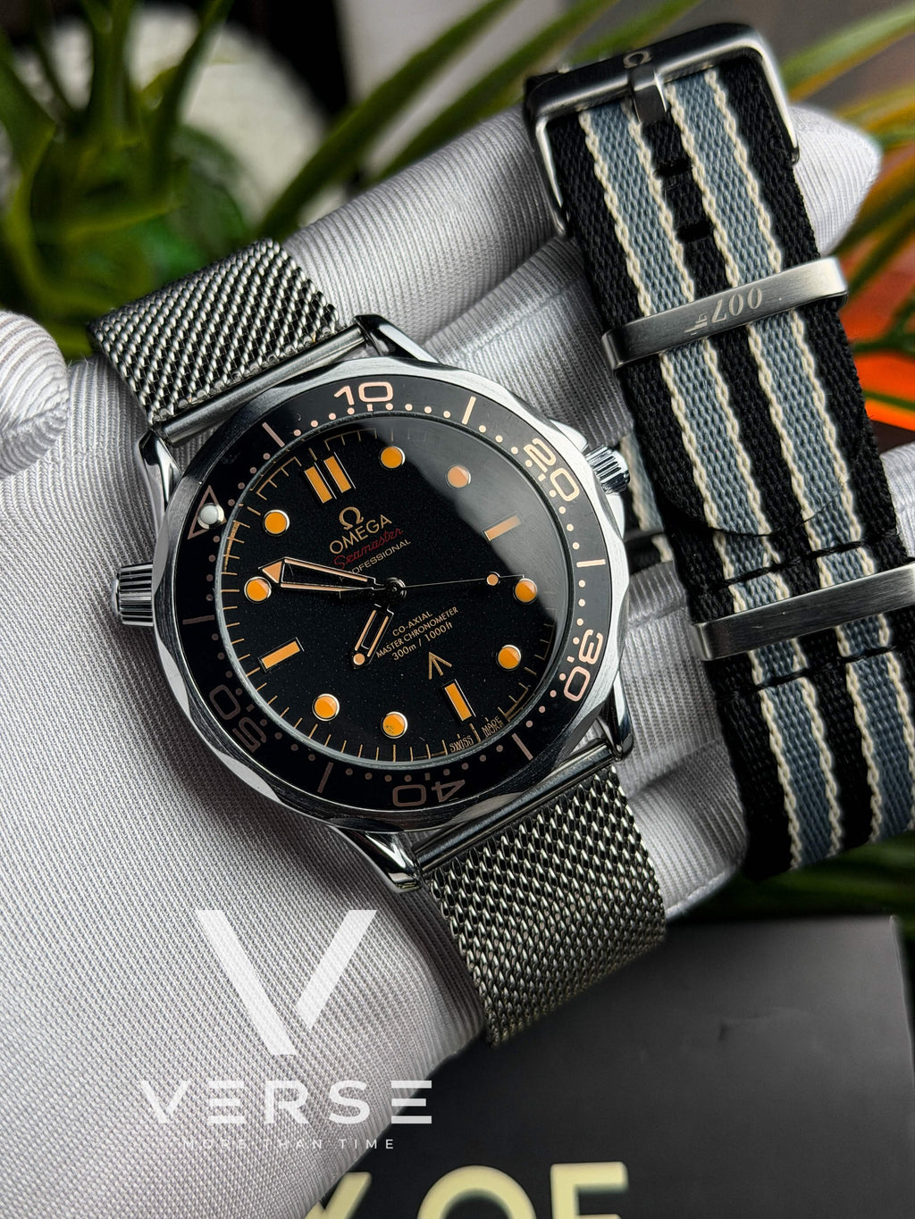 Omega Seamaster Diver 300M 007 Edition | "Black NTTD" - ( Double A ) - VERSE -