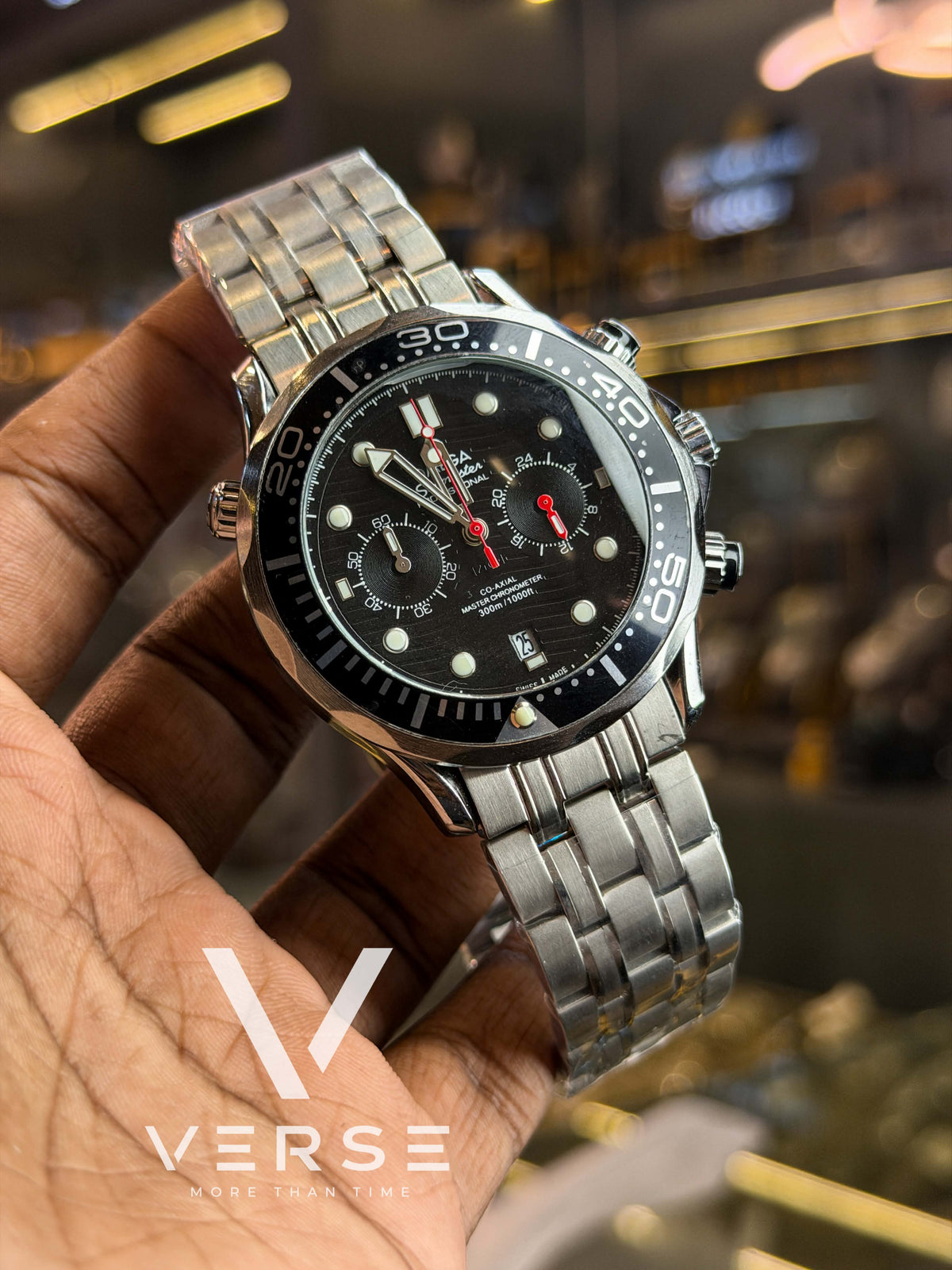 Omega Seamaster Professional 300M Chronograph | Black Dial - ( Double A ) - VERSE -