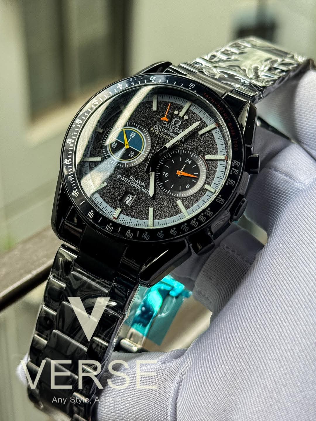 Omega Speedmaster Pilot Chronograph | Triple Black - ( Double A ) - VERSE -